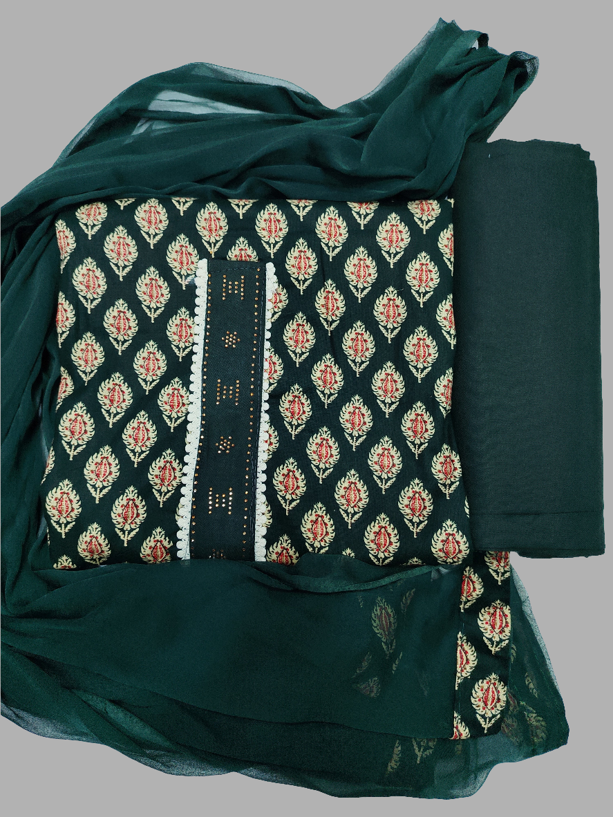 PURE COTTON UNSTITCHED SUIT