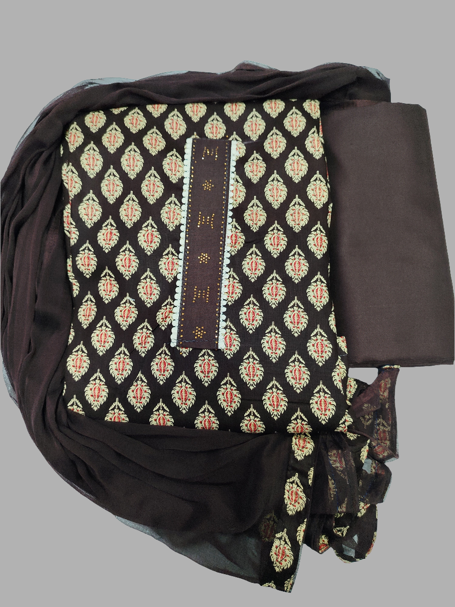PURE COTTON UNSTITCHED SUIT
