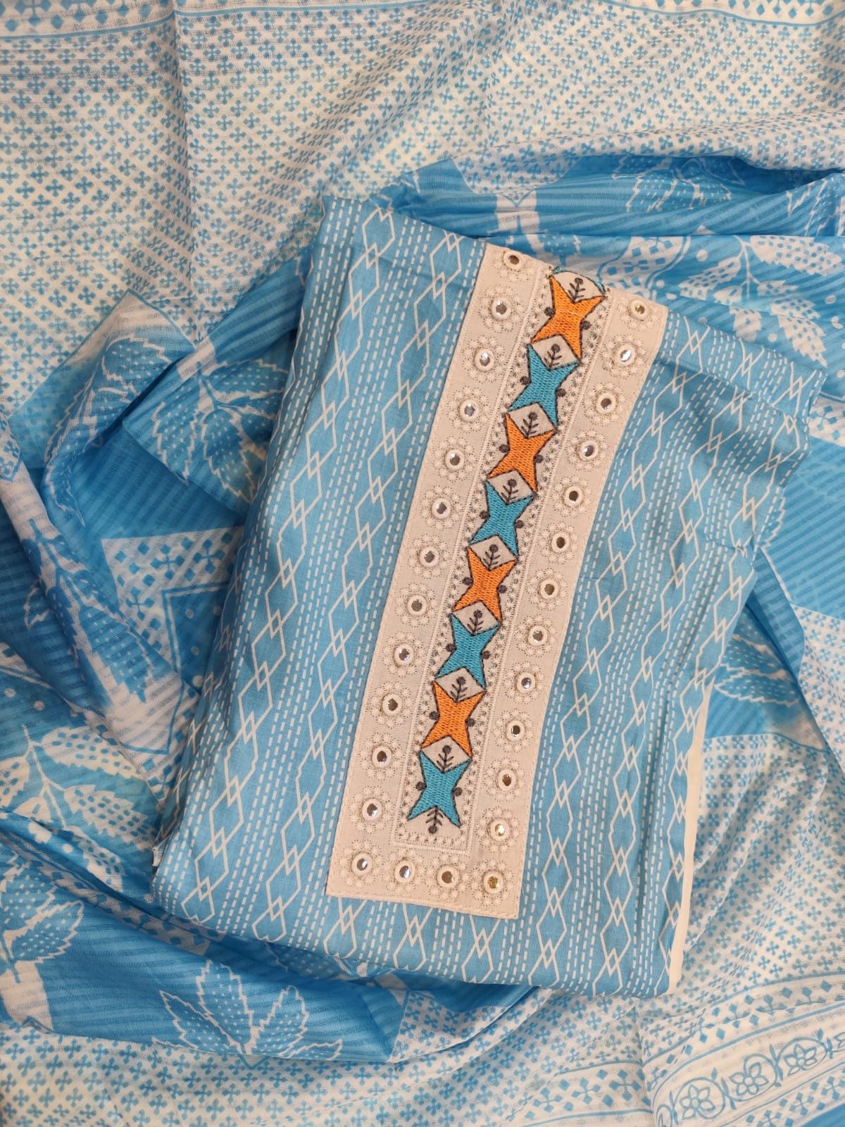 Pure Cotton With Cotton Dupatta