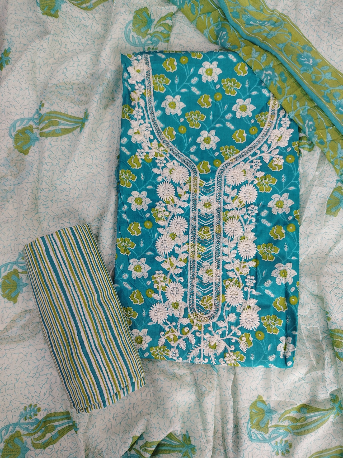 Cotton Printed Suit
