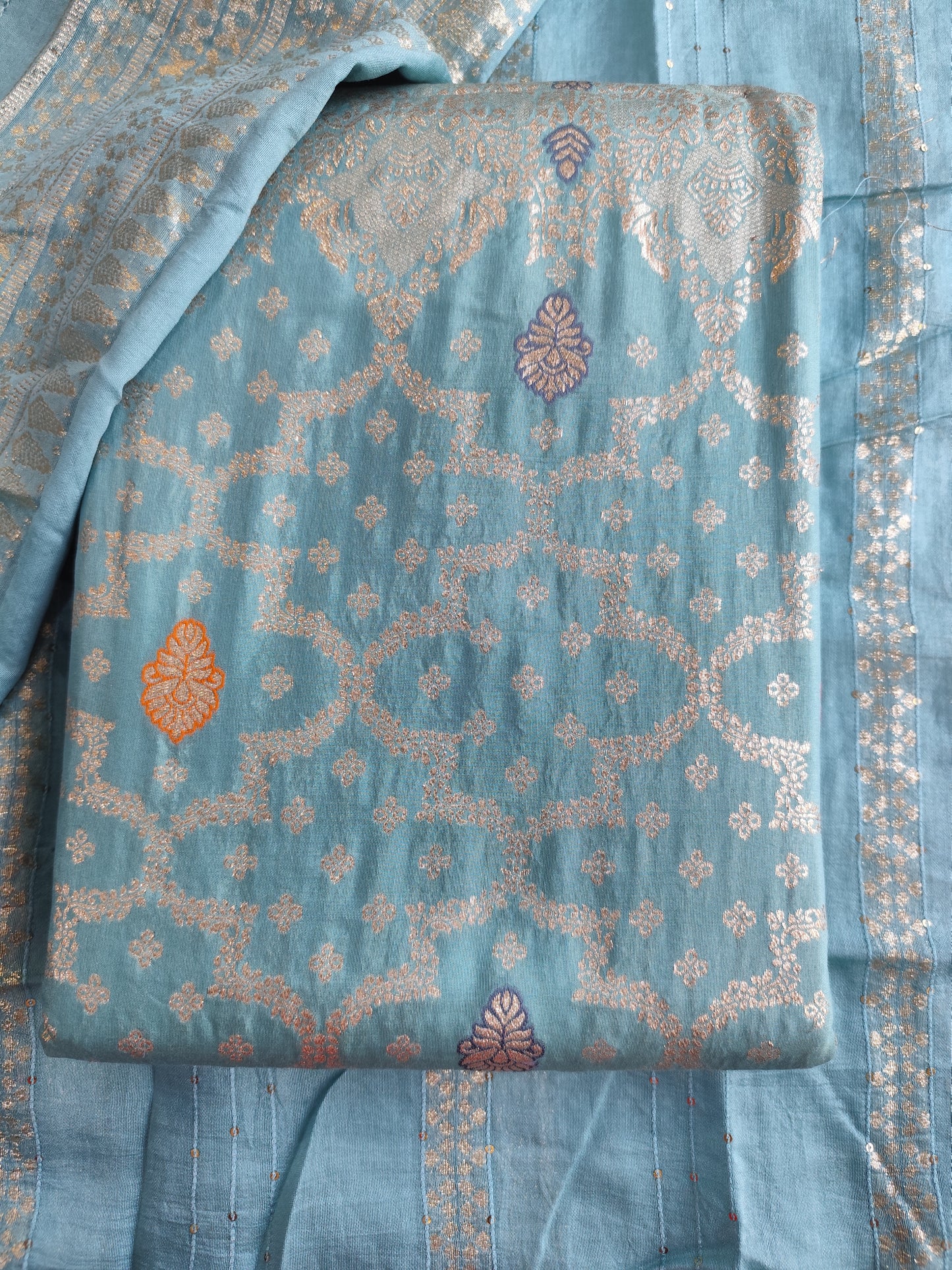Partywear Silk Suit