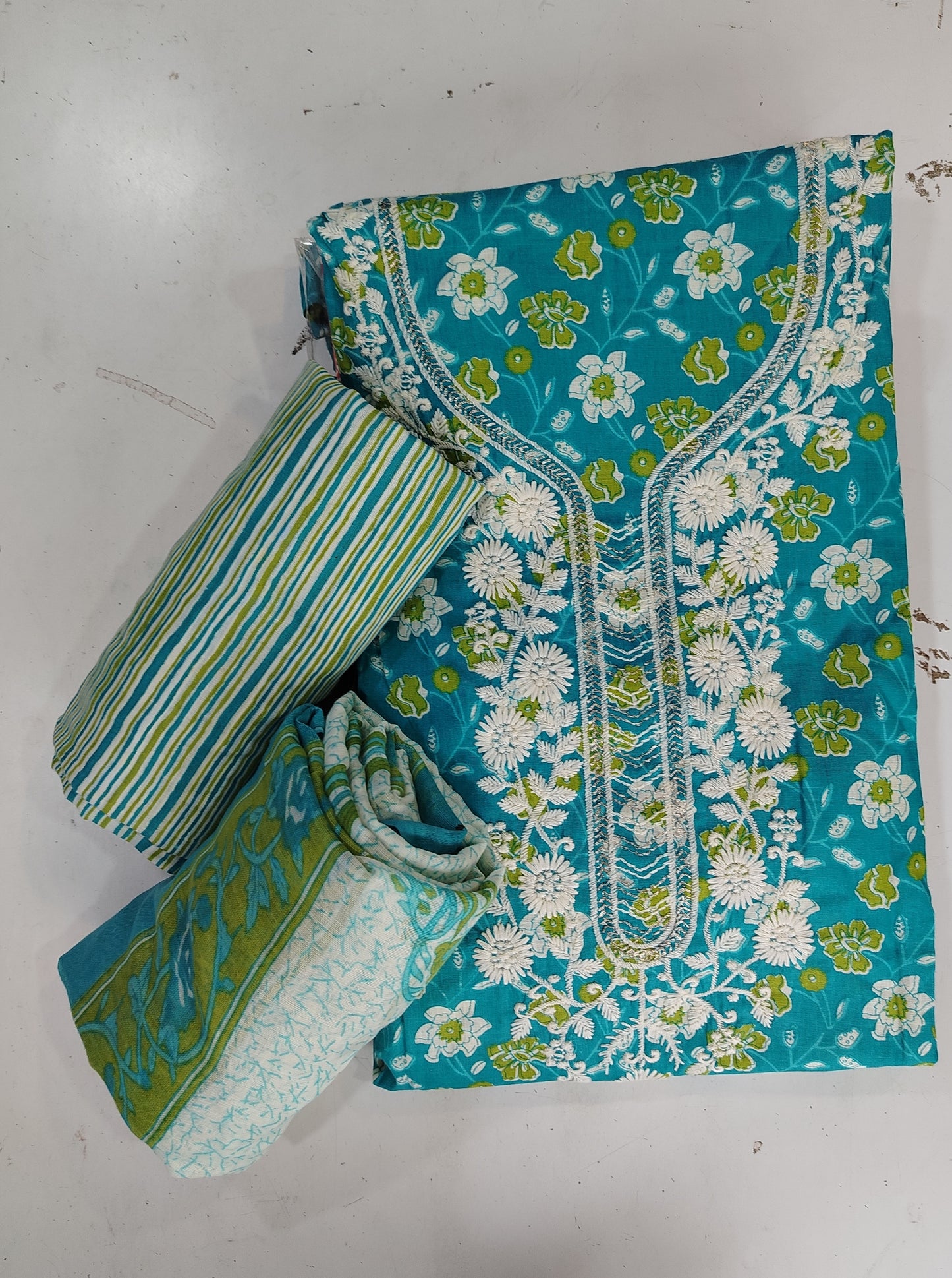 Cotton Printed Suit