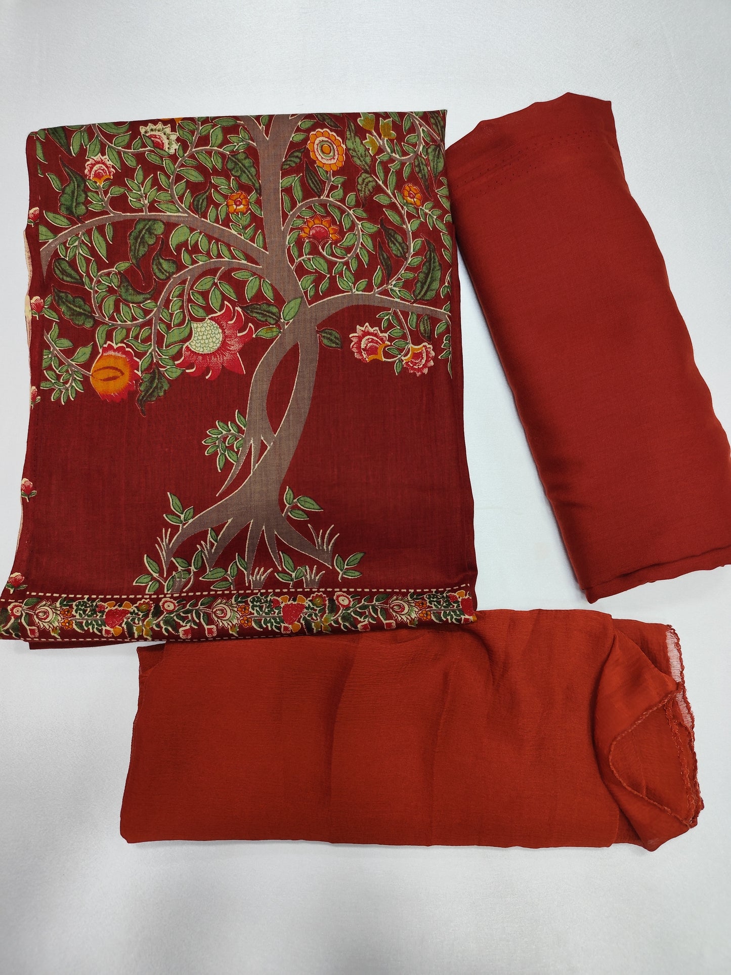 PUNYA FASHION ZARA CAMBRIC DESIGNER PRINT UNSTITCHED SUIT
