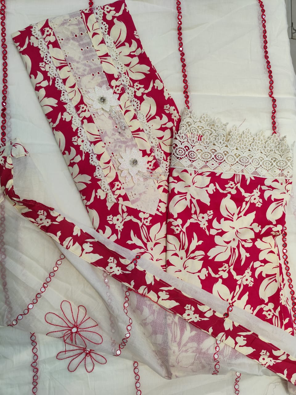 Pure Rayon Cotton Suit