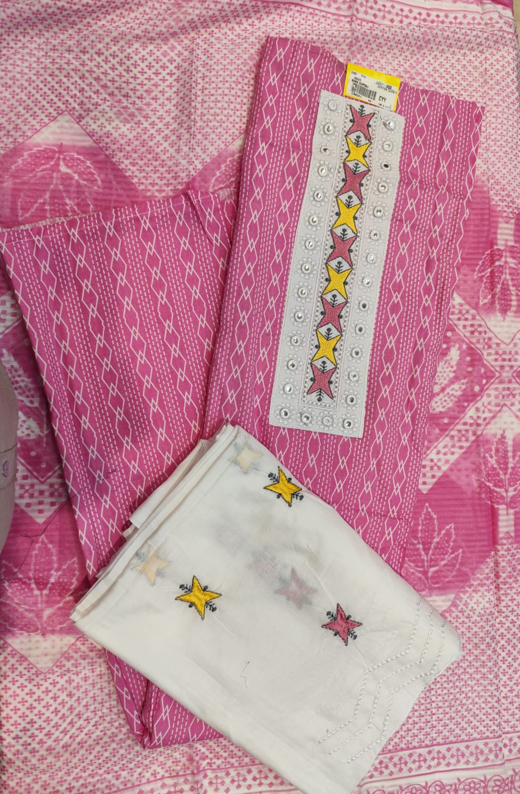 Pure Cotton With Cotton Dupatta Suit