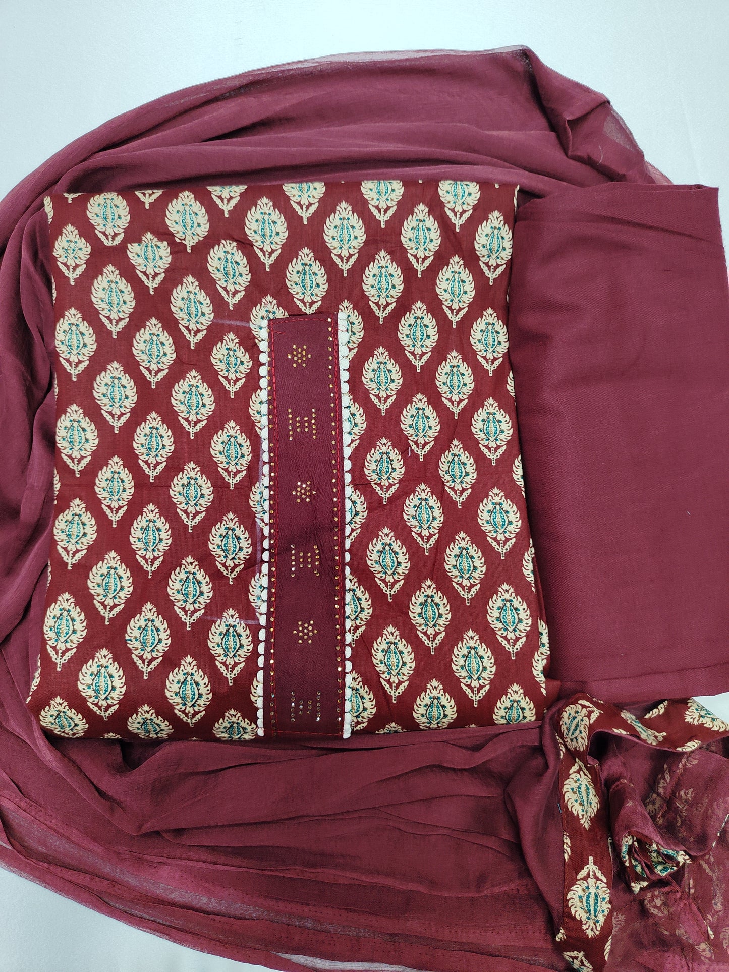 PURE COTTON UNSTITCHED SUIT