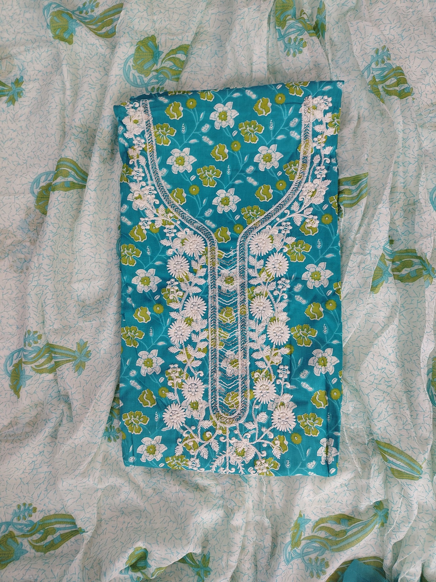 Cotton Printed Suit
