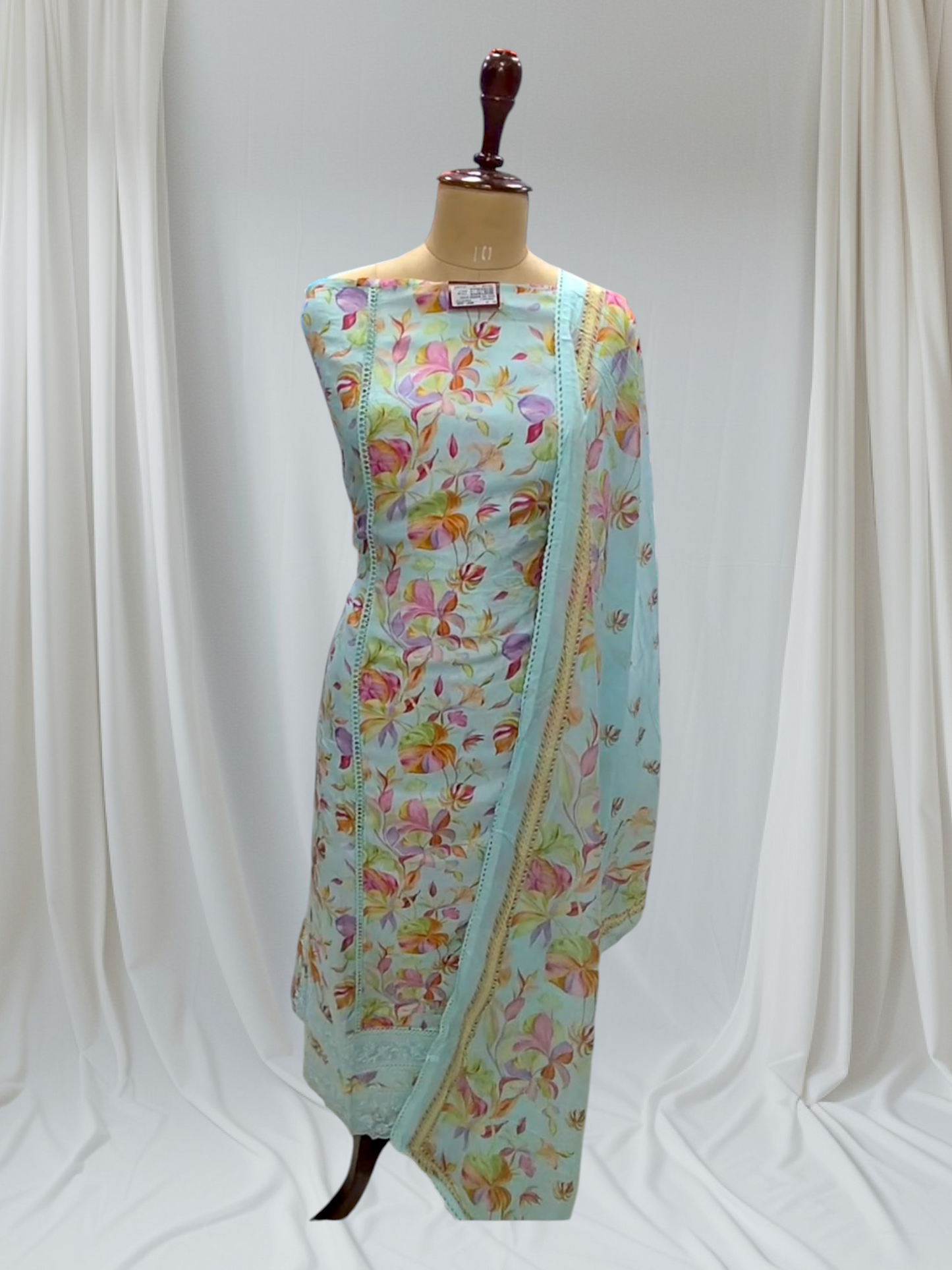 RAKHI FASHION PURE VISCODE MODEL NEW FABRIC BARBARI SILK BEAUTIFUL ElLEGANT UNSTITCHED Suit