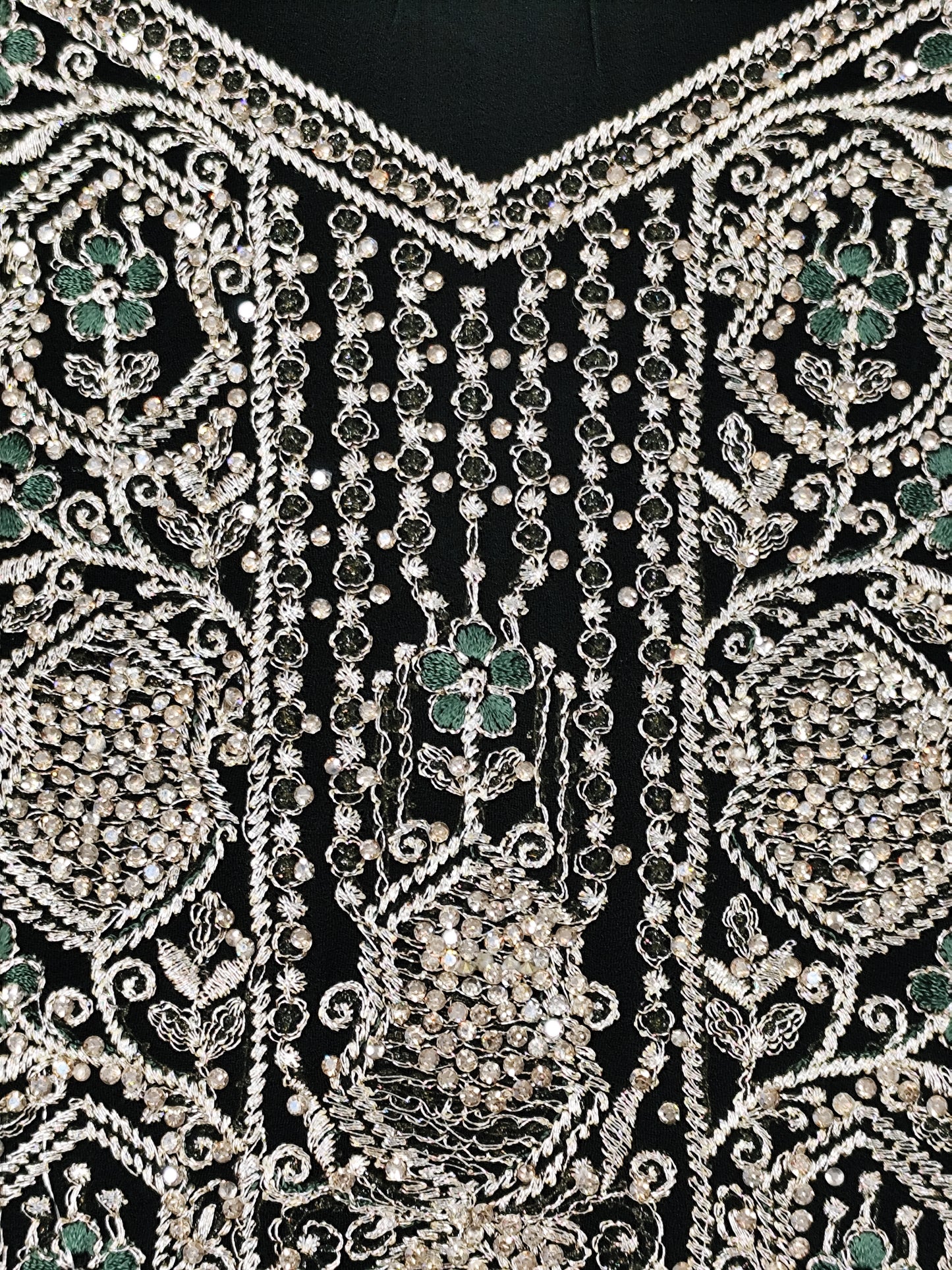 Partywear unstitched Georgette suit with dupatta and bottom