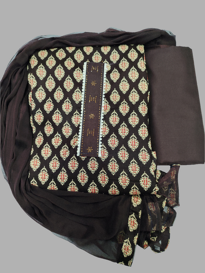 PURE COTTON UNSTITCHED SUIT