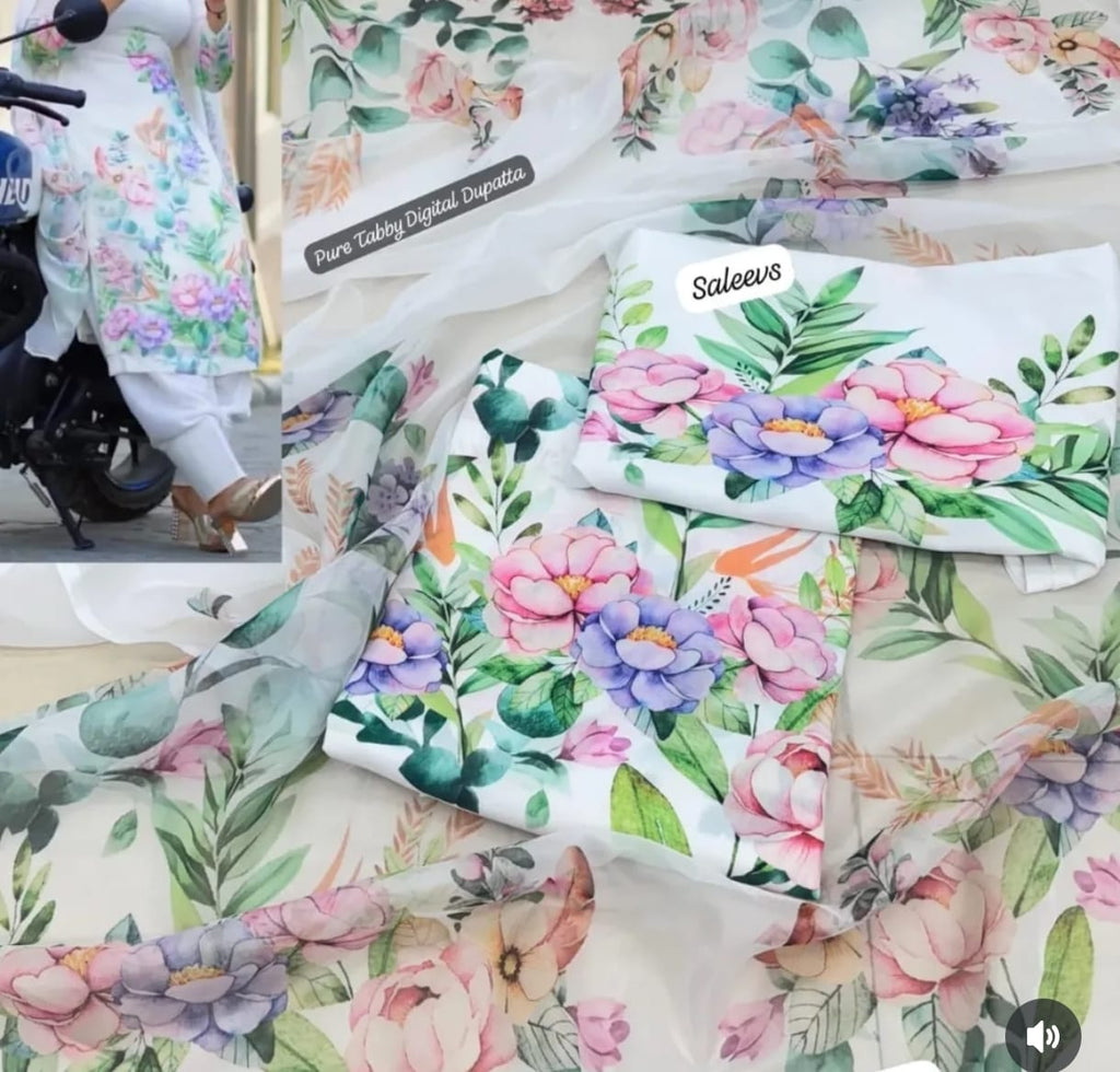 Cream Designer Suit