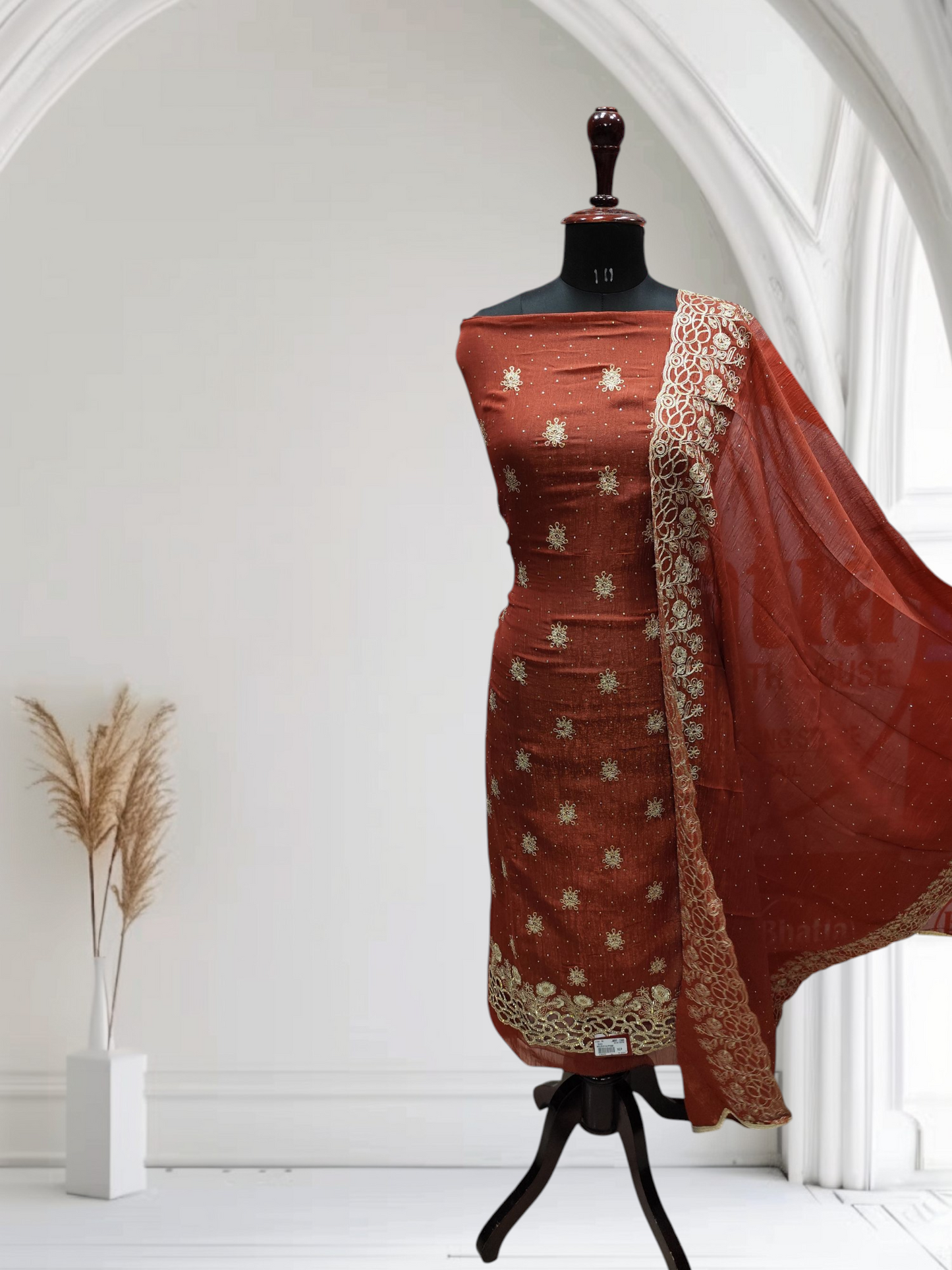 New Fabric Crunchy Silk Wedding Suit