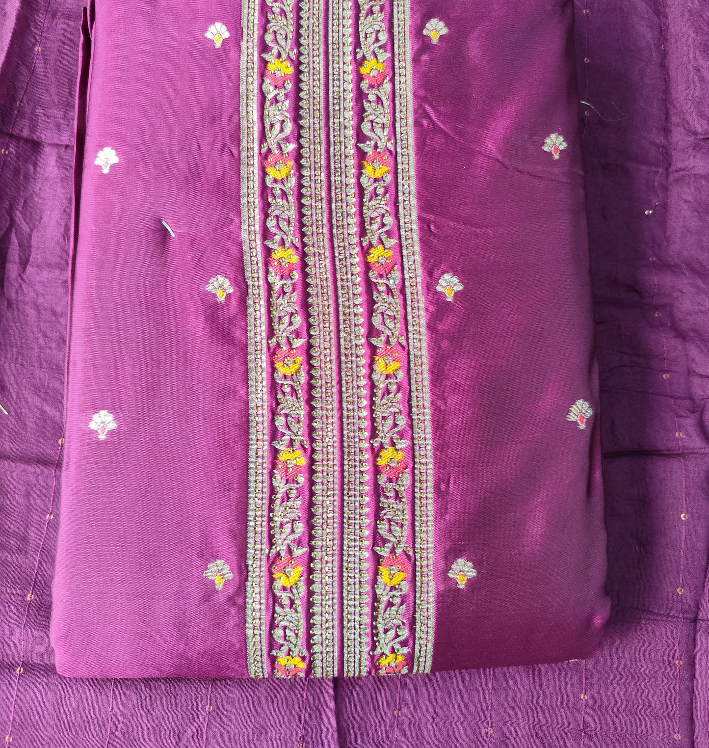Partywear Silk Suit
