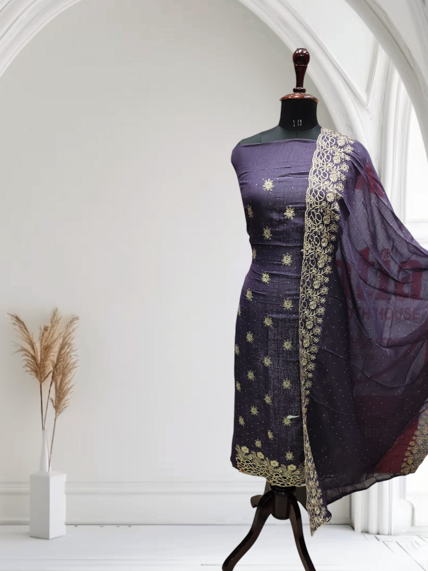 New Fabric Crunchy Silk Wedding Suit