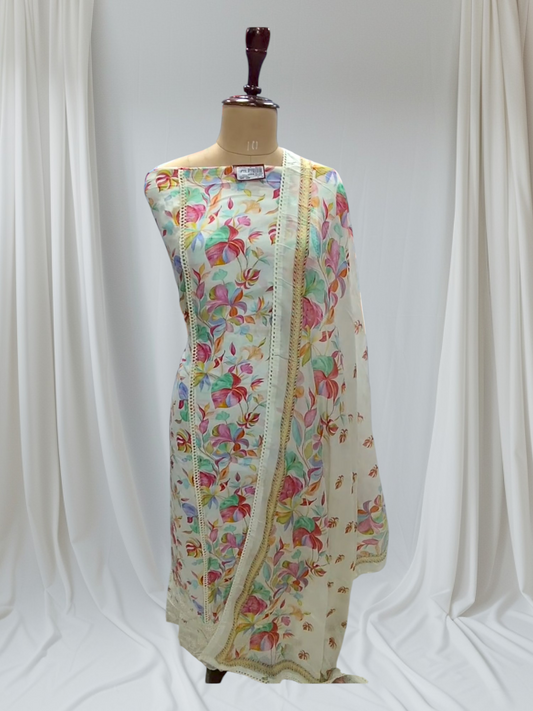 RAKHI FASHION PURE VISCODE MODEL NEW FABRIC BARBARI SILK BEAUTIFUL ElLEGANT UNSTITCHED Suit