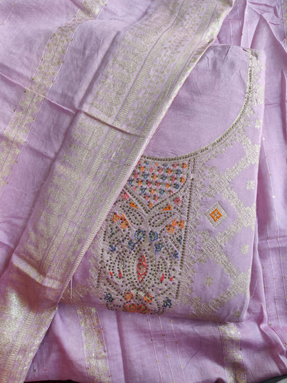 Partywear Silk Suit