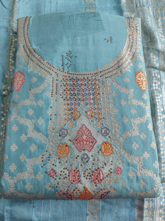 Partywear Silk Suit
