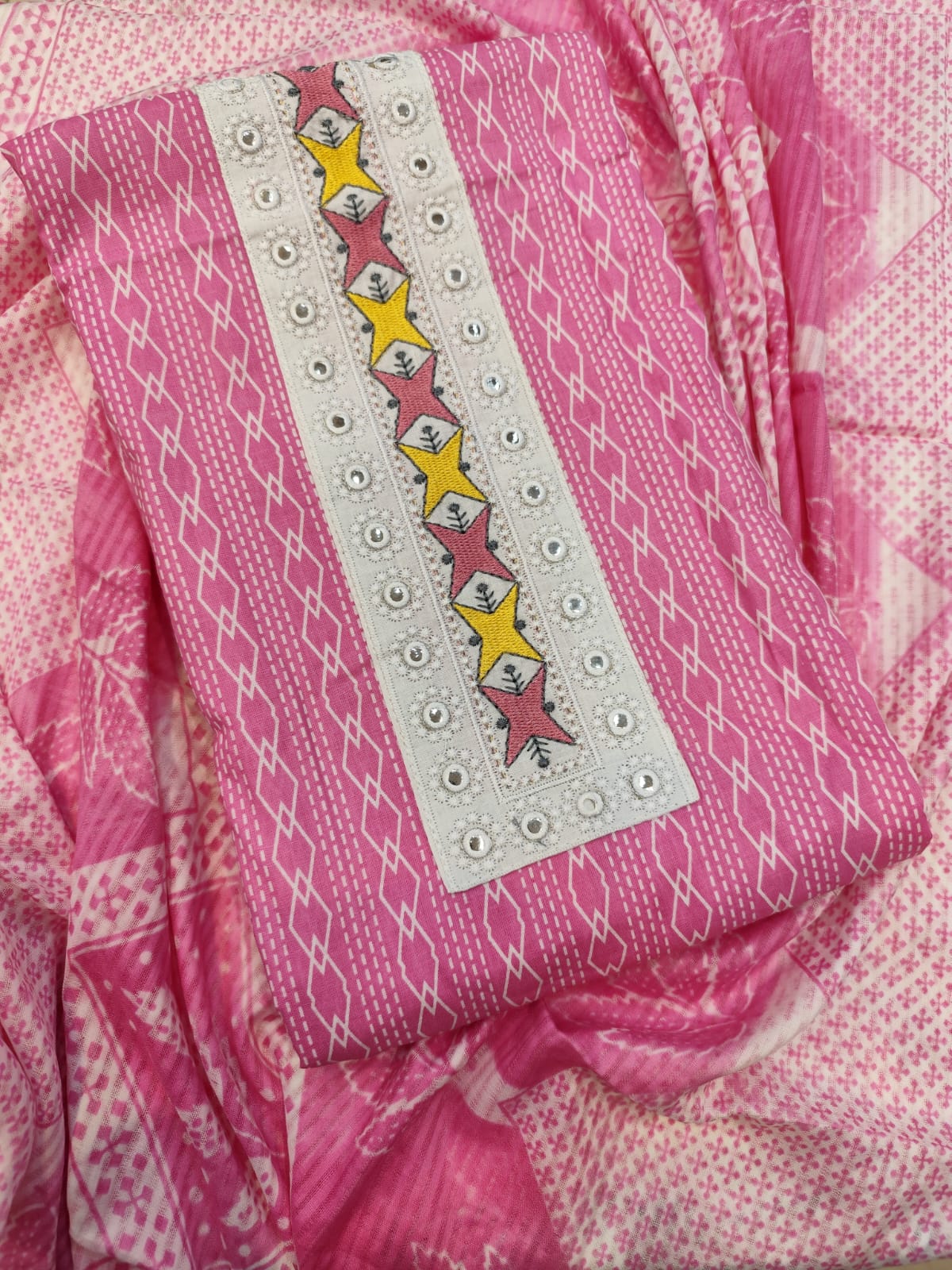 Pure Cotton With Cotton Dupatta Suit