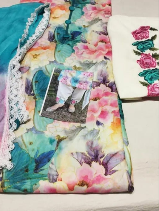 Muslin Cotton Suit Material